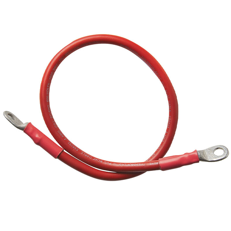 2-Gauge Red Battery Cable, 24" image number 1